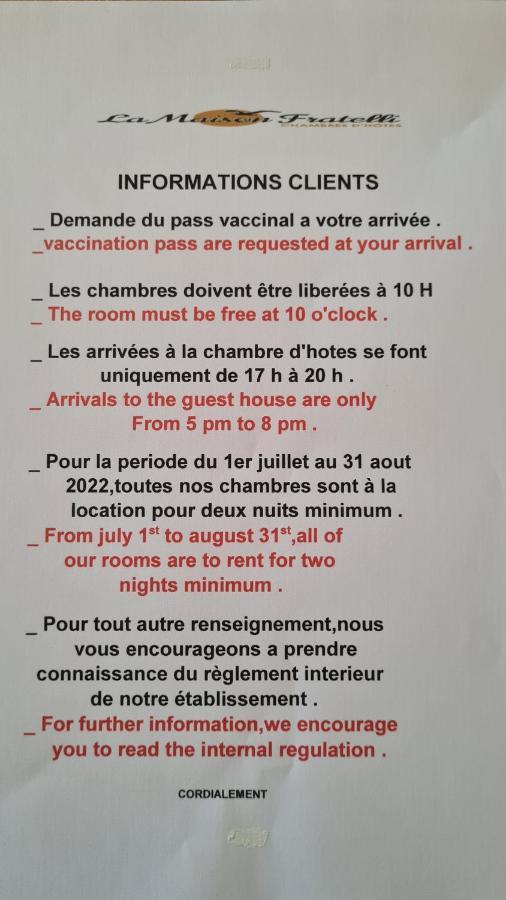 La Maison Fratelli 耶尔 外观 照片